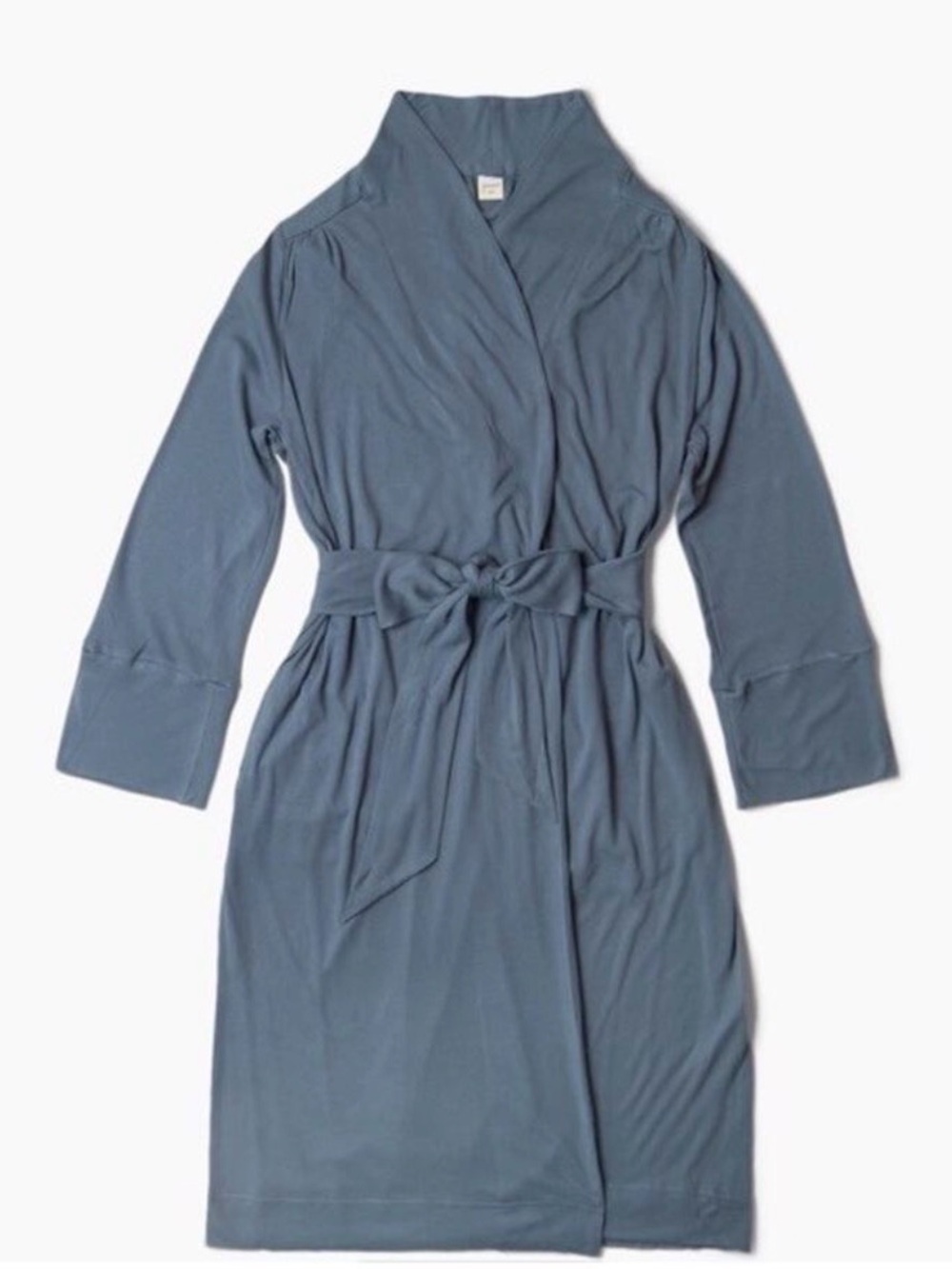 NWT Goumi Mom Robe Size Viscose Bamboo Organic Cotton Oversized Midnight Blue